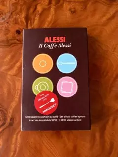 ［新品］ALESSI Il Caffe Alessi ハート型スプーン4本セットのサムネイル