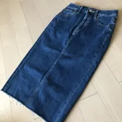 MOUSSY マウジー デニム スカート ミモレ ミディ スリット