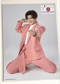 新浜レオン　なごみの米屋　 コラボ商品 サイン入りポストカード　お守りチャーム 新浜レオン アクリルお守り レア枠 神席祈願 なごみの米屋②