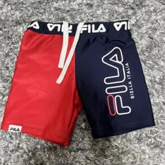 FILA 水着 120cm 赤・紺