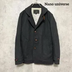 ナノユニバース ウール カシミヤ混 ジャケット Sサイズ キルティング裏地あり