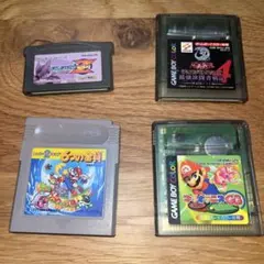 ゲームボーイ ゲームボーイアドバンス ソフト 4本セット