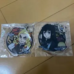 煉獄杏寿郎・冨岡義勇 アクリルキーホルダー 2個セット　切り絵　鬼滅の刃