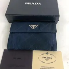 PRADA プラダ 財布 ブルー レディース ブランド