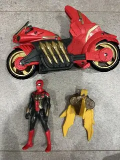 ハズブロ スパイダーマン バイク 세트