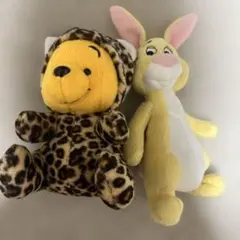 プーさん ヒョウ柄ぬいぐるみ　着ぐるみ　リュック　ミニ　プチ　マスコット 2025年最新】プーさんヒョウ柄の人気アイテム - メルカリ