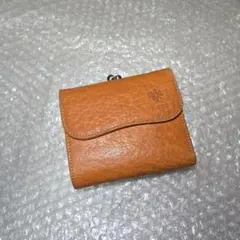 美品　ALBERO アルベロ　 レザー 三つ折り　がま口財布のサムネイル