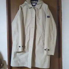 AIGLE フード付きチェスターコート 38サイズ ベージュ