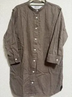 無印良品シャツワンピース 130