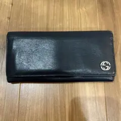 GUCCI ブラックレザー 長財布