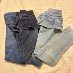 petit main UNIQLO デニムパンツ 3点セット 110cm