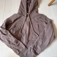ZARA ブラウン フード付きパーカー