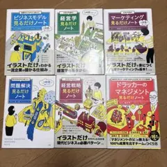 【6冊セット】見るだけノートシリーズ まとめ売り ビジネス 経営 マーケティング