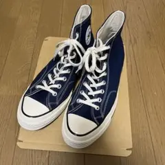コンバース チャックテイラーCT70 ハイカット ネイビー UK9.5 28cm