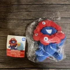 ミャクミャクとカモノハシのイコちゃん カプセルぬいぐるみ ミャクミャク ガチャ