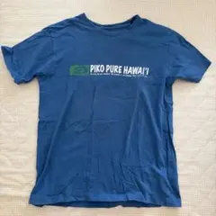 値下げ中【PIKO】プリント 半袖Tシャツ BLUEのサムネイル