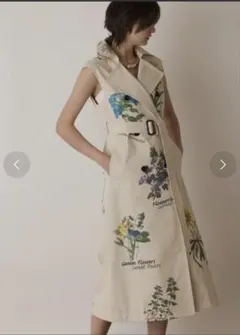 ⭐︎グレースコンチネンタル⭐︎花柄ノースリーブワンピース 36