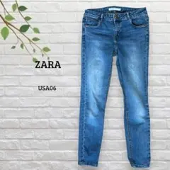 ZARA TRAFALUC DENIM MAKERS　デニムパンツ　細身　ブルー