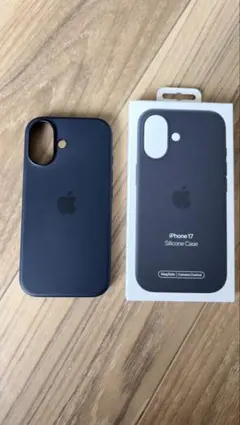 iPhone 17 シリコンケース ブラック純正