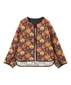 花柄刺繍 ノーカラージャケット