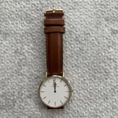 Daniel Wellington 腕時計 ブラウンレザー