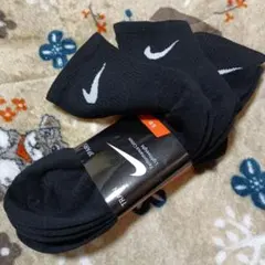 【送料無料】Nike ブラックソックス 3ペアセット