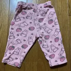 ミッフィー いちご柄 スパッツ ピンク 90cmのサムネイル
