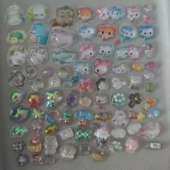 68 ボンボンドロップシール　80枚　おすそ分け　オーロラ うるちゅるシール