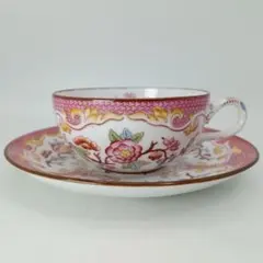 フランス サルグミンヌ ミントン 235 カップ&ソーサー ピンク 管理番号