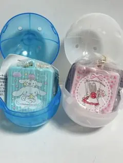 『サンリオキャラクターズ クッキー缶チャーム』シナモロール マカロンクリーム