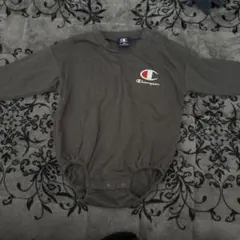 Champion グレー ロンパース 80