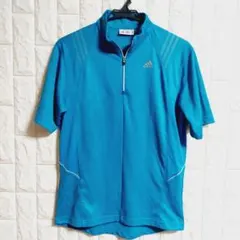 アディダスゴルフ adidas Golf ハーフジップ 半袖 ポロシャツ M ㉒