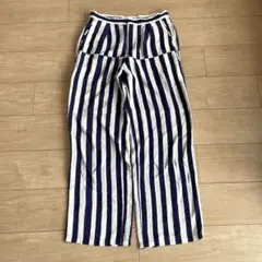 ストライプ　シルクパンツのサムネイル
