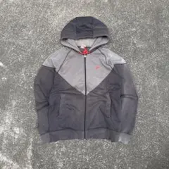 y2k 00s NIKE短丈fade Parker hoodie archive
