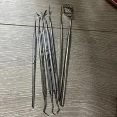 歯科用器具 基本セット 6本 ステンレス製 - メルカリ