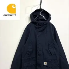 超人気❗️カーハート　マウンテンパーカー　M90sワンポイント刺繍ロゴ古着希少レア