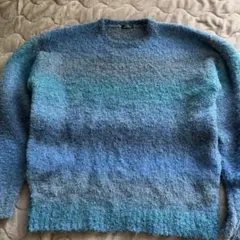 青 ニットITEMS 古着 アイテムズアーバンリサーチ ユニセックス