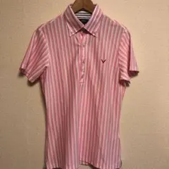 極美品キャロウェイストライプポロシャツ