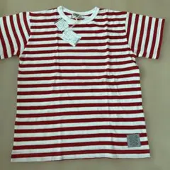 F.O.KIDS 赤と白のストライプ Tシャツ 40