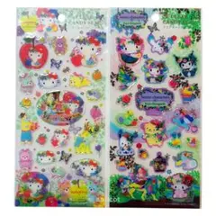 定価以下!! 新作★クリアキャンディシール 산리오 ×ホラグチカヨ キティ 2種
