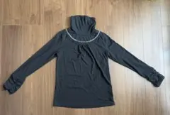 アクシーズファム　axes femmeトップス 黒　タートルネック　長袖 新品