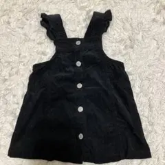 baby GAP ブラックジャンバースカート 18-24ヶ月