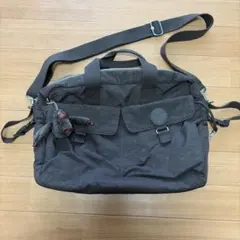 Kipling 2way ショルダーバッグ モンキーチャーム付きのサムネイル