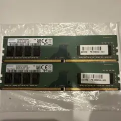 Samsung DDR4 16GB（8GB 2枚組） M14 - メルカリ