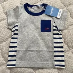 新品　ファミリア　familiar 半袖Tシャツ 80cm 飛行機　刺繍のサムネイル