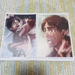 進撃の巨人 エレン・イェーガー ポストカード2枚セット