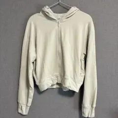 GU フード付きパーカー サイズL グレー系