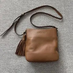 MICHAEL KORS ブラウンショルダーバッグ