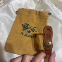 IL BISONTE イルビゾンテ レザー　ブレスレット　ブラウン 保存袋付き♡