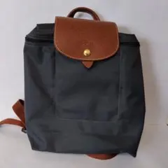 ロンシャン　LONGCHAMP　ル・プリアージュ　リュックサック　グレー